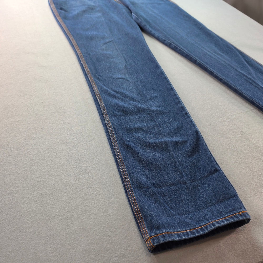 Gitano Vintage High Rise Mom Jeans 14 Long Tapered Indigo Retro Grunge 80s 90s - Picture 5 of 9